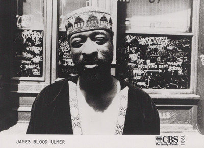 James Blood Ulmer Photo Original Black And White Press Promotional CBS 1981