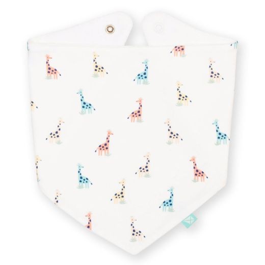 Kite Cream Baby Sweet Giraffe Cotton Bib - Image 2