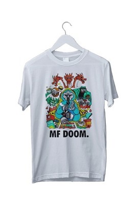 Rare Mf Doom All Caps Graphic Print Herren Unisex T-Shirt S M L XL 2 3 4 XL