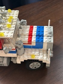 Vintage Lego Model Team 5580 Highway Rig (missing 2 pcs & stickers, no manual)