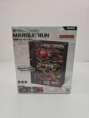 Robotime 3D Kit ROKR Hip-Hop Street Marble Run Puzzle DIY Mechanical MR03S 