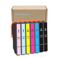 INKWAY 277XL Ink Cartridge for Epson XP-960 XP-970 XP-850 XP-950 2 Black, 1
