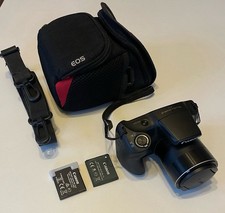 Canon PowerShot SX430 IS 20.0 MP Compact Digital Camera with case & new battery