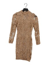 House Of CB London Bodycon Midi Dress XS in Brown