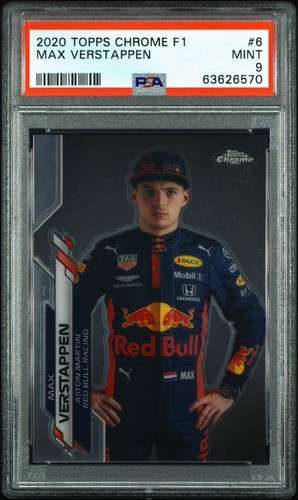 Max Verstappen #6 2020 Topps Chrome Formula 1 card
