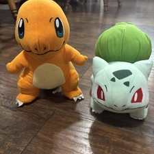 Pokemon Plush Charmander Bulbasaur Toy Factory Set 8"  9" Stuffed Animals