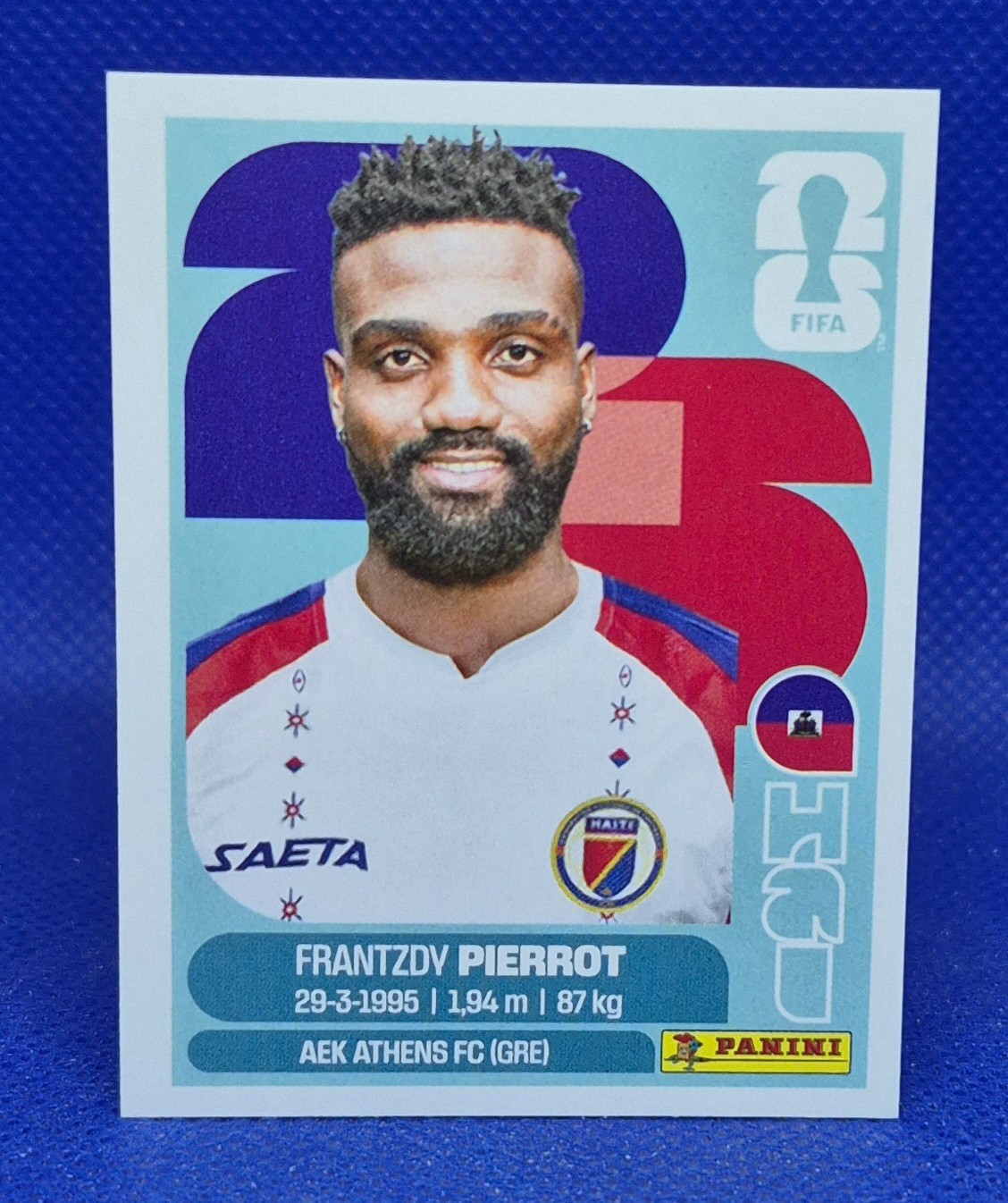 2026 Panini FIFA World Cup Sticker Frantzdy Pierrot #HAI 20 - Haiti