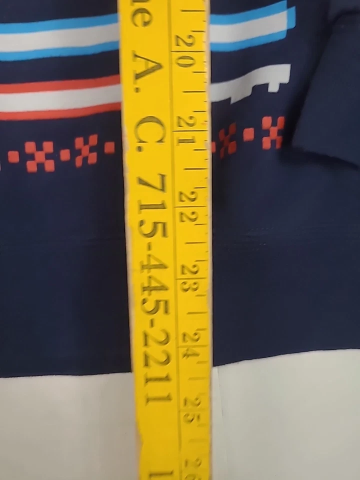 Star Wars Vader Luke Feo Navidad Suéter Talla Mediana Sudadera Azul Vacaciones  Foto 4 de 4