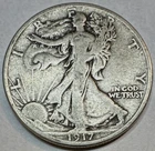 1917-S Walking Liberty Half Dollar 305 VF