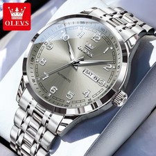 OLEVS Luminous Waterproof Men's Automatic Mechanical Watch Calendar 7077