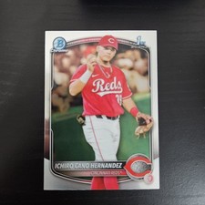 2025 Bowman Chrome Prospects Ichiro Cano Hernandez Rookie RC BCP-18 Reds