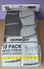 Image of Donnay Men's Socks Multi-Pack Size 7-11 Multicoloured