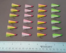 24 Pompano Jig Teasers - Multi Colored Teasers (4 Types)