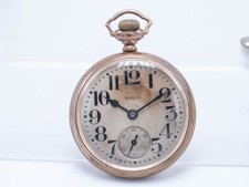 1922 - Elgin B.W. Raymond Grade 455 16s Railroad 19j 5 Pos. Pocket Watch