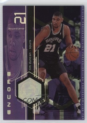 1998-99 Upper Deck Encore Driving Forces Tim Duncan #F5 HOF 1oa6