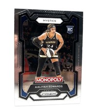 Aaliyah Edwards (RC) #13 Washington Mystics 2024 Panini Prizm Monopoly