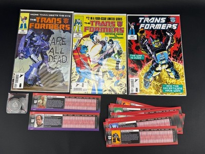 Transformers Compendium Kickstarter Marvel Comic Reprint 2 5 67 Tech Specs Coin
