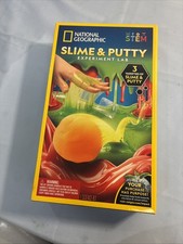National Geographic Slime and Putty Experiment Lab Science Kit NEW
