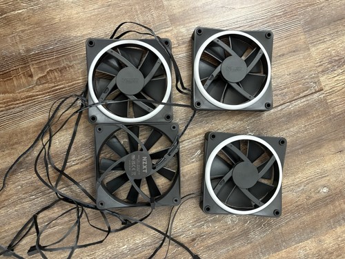 NZXT F120 RGB Core Fans Triple Pack 120mm Black Fans with Controller - Afbeelding 3 van 7