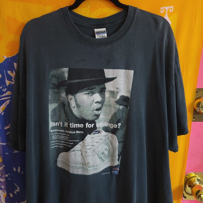 REV RUN HIP HOP PHAT FARM SNEAKERS SHOES TIME FOR A CHANGE RAP BAND 2XL T SHIRT