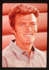 Clint Eastwood Rawhide era 1950's Portrait Vintage Photo Agency Transparency