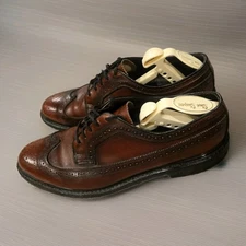 Vtg Florsheim Imperial Men’s 12D Wingtip Brogues Leather Oxford Made in USA EUC