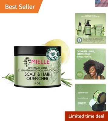 5 oz Paraben-Free Hair Pomade: Natural Moisturizer for Shine & Wave Definition
