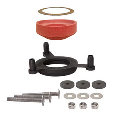 Universal 2 In. Tank-To-Bowl Toilet Gasket System with Bolts