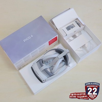 PICO 4 128GB VR Brille Headset Weiß/Grau (w.NEU)