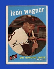 1959 Topps Set-Break #257 Leon Wagner RC EX-EXMINT *GMCARDS*