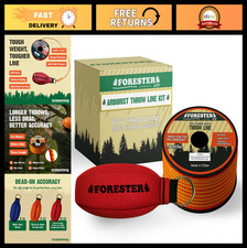 Arborist Throw Line Kit - 166ft Ultra Slick Polyester Rope  Throw Weight - Tree