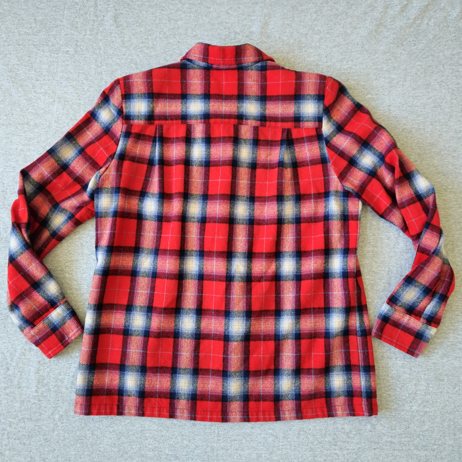 Pendleton Jacket Womens Medium Red Gray Plaid 49'… - image 5
