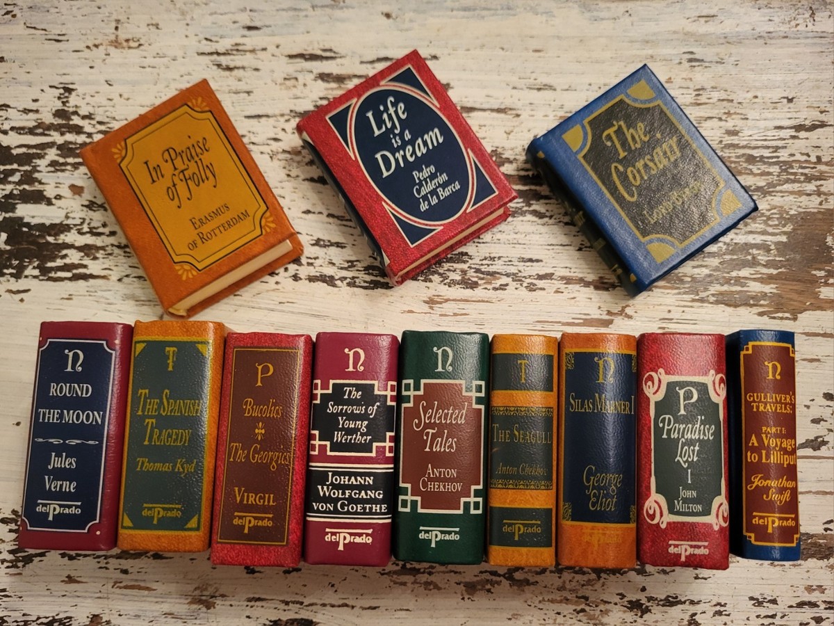 Del Prado Miniature Books Classics Library Your Choice Of Titles