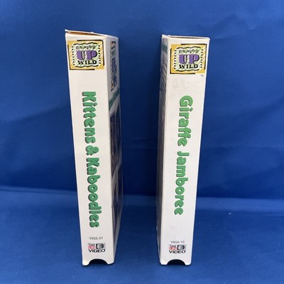 【VHS】Domestic child ビデオ2本セット　ドメチャ 2 VTG 1992 Growing Up Wild VHS Educational-Kittens & Kaboodles