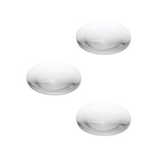 Diameter 48mm Flat Convex Lens, 3 Pcs Height 10mm Acrylic Optical Lens