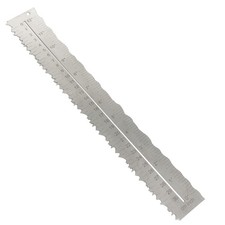 Stainless Steel Metal Paper Tearing Ruler for Cutting Paper to Irregular Edge...