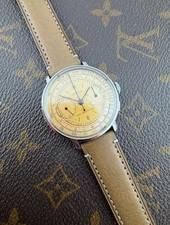 Longines Chronograph Caliber Rare 13 ZN Stainless Steel Case Swiss Made