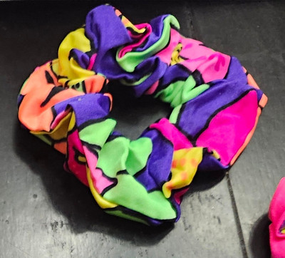 Women's Multicolor SilkyHair Scrunchie Hair Tie - All Hair Types