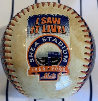 New York Mets I Saw It Live Final Season At Shea Souvenir Baseball Ball