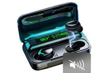 Wireless Earbuds with Large Charging Case,IPX7 Waterproof, Hi-Fi Stereo Sound