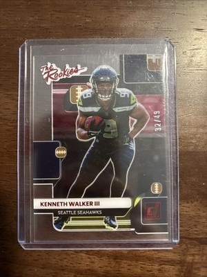 2022 Panini Clearly Donruss The Rookies Kenneth Walker III #TR-11 /49