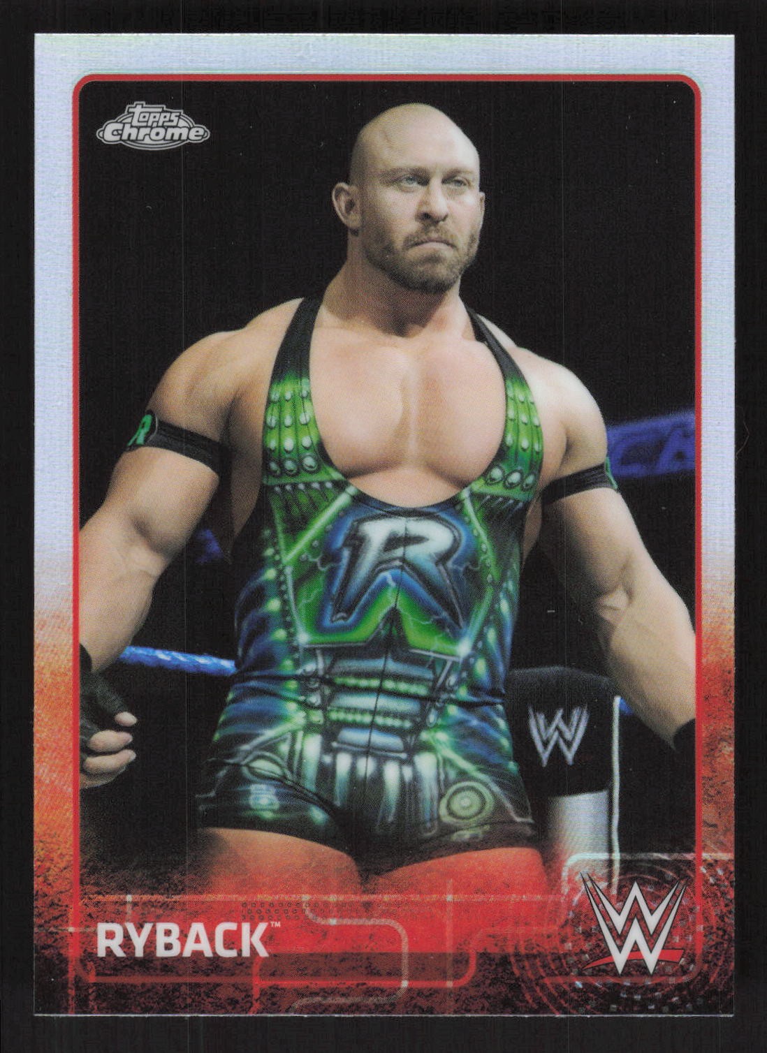 2015 Topps Chrome WWE Refractor Ryback #62