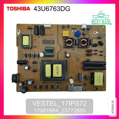✅ Alimentation pour TV TOSHIBA 43U6763DG VESTEL 17IPS72 170818R4 * 23772885 ✅ - Photo 1/4
