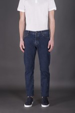 JEANS MOORER UOMO BLU SCURO GAMBA DRITTA PREZZO AL DETTAGLIO CONSIGLIATO $885