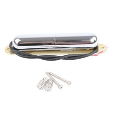 Vintage Lipstick Tube Single Coil Guitar Pickup 4.5K -Chrome Guita Part A