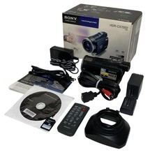 Sony Handycam HDR-CX700V Full HD Camcorder Black 10x Optical Zoom Tested Japan