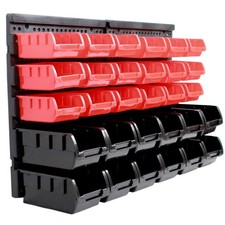 Stapelboxen Schüttenregal Sortimentskasten Sichtlagerkästen Wandregal Steckregal