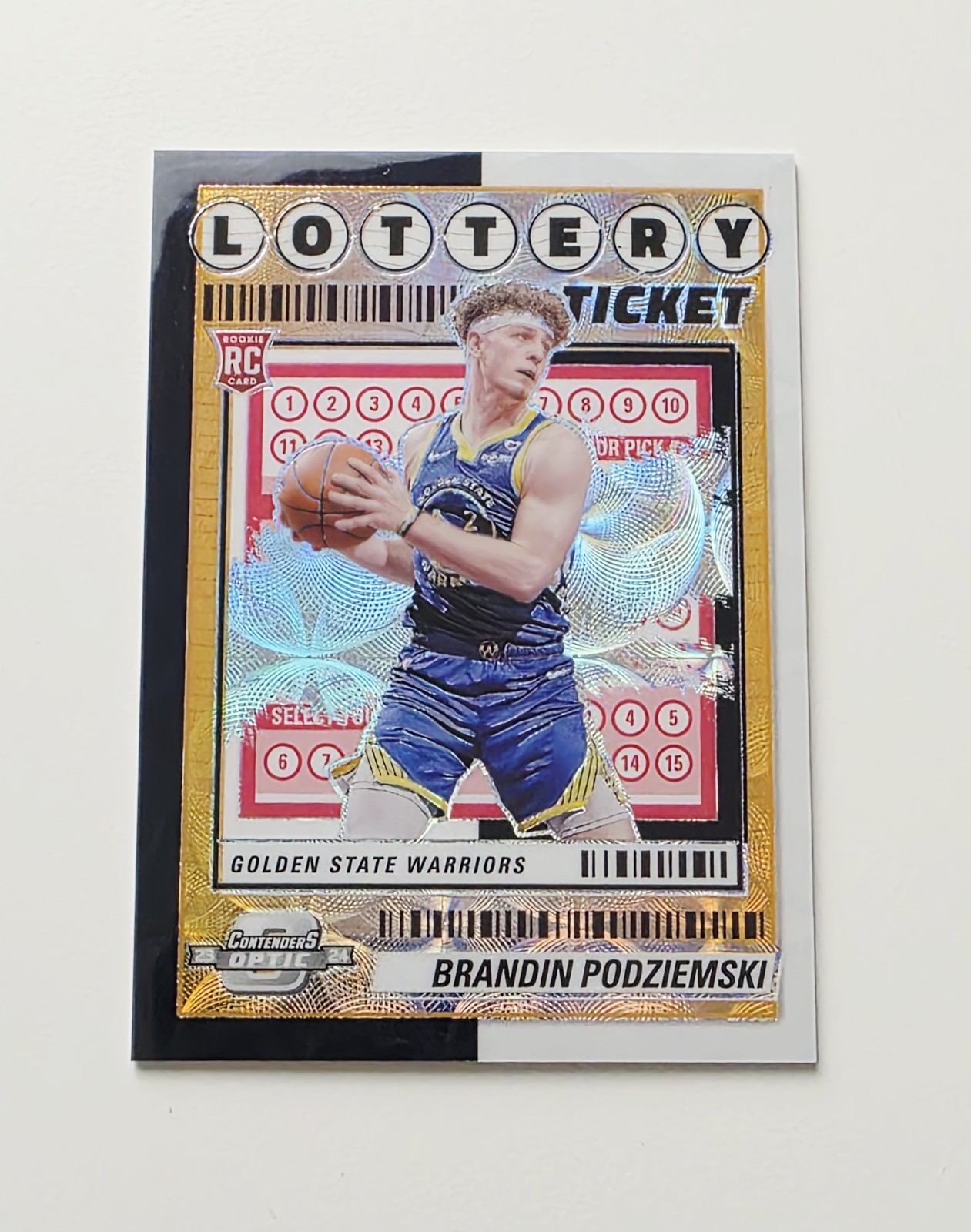 2023 CONTENDERS OPTIC LOTTERY TICKET B&W BRANDIN PODZIEMSKI ROOKIE