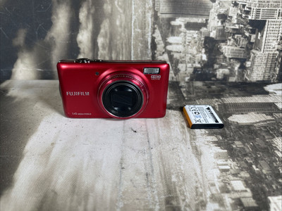 Fujifilm Digital Camera FinePix T350 14.0MP Red Tested