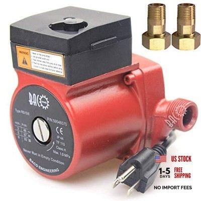 Hot Water Recirculating Pump, 110V NPT 3/4'' Circulation Pump With US Plug